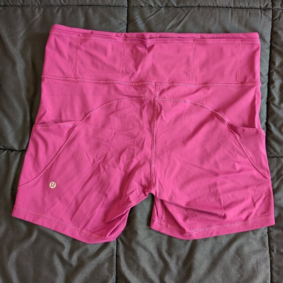 Lululemon Fast and Free 6" Short - 14, Deep Fuschia - Picture 2 of 3